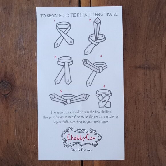 New Chubby Cov Stock Tie - Picture 4 of 4